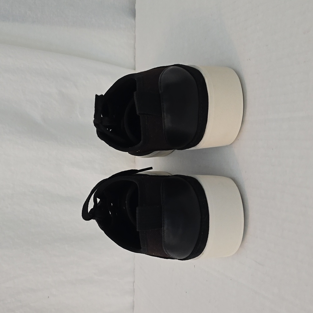 Vince GRADY  LOW TOP  black and white sneakers sz US 8 EI 38 - Picture 5 of 11